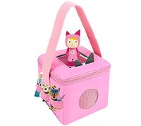 Bag for Toniebox and Tonies Characters UK, Carrying Case for Creative Tonies, Pink Tote Bag for Kids Audio Books and Music Player