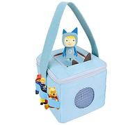 Bag for Tonies Characters and Toniebox, Blue Carrying Case for Creative Tonies, Transporter for Kids Audio Books and Music Player