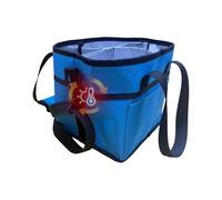 Bag for water bottle, large capacity insulated sling, adjustable shoulder strap, water bottle sling bag - for sports, hiking, walking, outdoor, camping, home, gym, Blue, Siehe Beschreibung, See