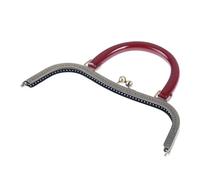 Bag Frame 1PC Square Round Wood Metal Frame Kiss Clasp for Handle Bag Purse Accessories DIY(BZ)