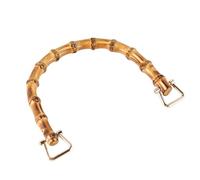 Bag Handles U Shape Bamboo Imitation Handle For DIY Lady Purse Handcrafted Handbag With Link Buckle Bags Accessories Part (Color : 10.5cm, Size : 2Pcs)