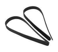 Bag Handles, Women Bag Parts, Handbag Accessories High Quality Leather Bag Handles, Durable Easy to Install DIY for Home(Black)