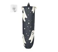 Bag Holders For Plastic Bags Scream Hanging Ghosts Stars Halloween Grocery Bag Holder For Plastic Bags for Home caja para guardar bolsas de plastico