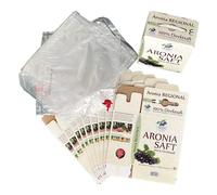 Bag in box bag with cardboard 3 litres, 20 pieces, complete set for self-filling in juice bag 3 l with tap for apple juice and other liquids, includes sturdy box and instructions (English language not