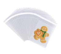 BAG-IT 1000x Clear Cellophane Bags Self Seal 120x162+26mm (4.75"x6.5"+1") A6 Self Adhesive Display Bags for Sweets, Cookies, Cards, Gifts & Jewellery - Clear Plastic Sweet Bags