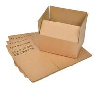 BAG-IT 25x Single Wall Cardboard Packing Boxes 12"x9"x6" (305x229x152mm) Small Parcel Shipping Mailing Postal Gift Cube Postal Shipping Box Mailing Cartons Shipping boxes