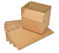 BAG-IT 25x Single Wall Cardboard Packing Boxes 12"x9"x7" (305x229x178mm) Small Parcel Shipping Mailing Postal Gift Cube Postal Shipping Box Mailing Cartons Shipping boxes