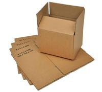 BAG-IT 25x Single Wall Cardboard Packing Boxes 8"x6"x6" (203x152x152mm) Small Parcel Shipping Mailing Postal Gift Cube Postal Shipping Box Mailing Cartons Shipping boxes