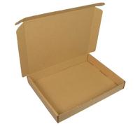bag it Paper 10 Small Parcel Postal & Postage Boxes PIP - Brown Kraft Cardboard Boxes for Posting 330mm x 230mm x 35mm - Corrugated Royal Mail Mailing Boxes, Flat Pack