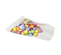 Bag It Plastics Clear Cellophane Crimp Sweet Party Gift Bags 4" x 6" (Pack of 100) - Perfect for Sweets, Cookies, Treats & Favors - 40 micron / 160 gauge