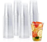 Bag Market | 100 x Clear Plastic Cups - 7oz (180ml) | Disposable/Reusable | Vending, Drinking, Water