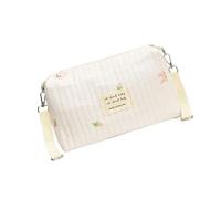Bag Nappy Storage Bag for Women Large Capacity Embroidery Pattern Handbag Pram Stroller Hanging for Mums Stylish Moms