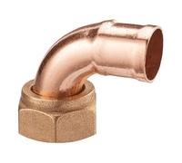 Bag of 10-15mm x 1/2" End Feed Bent Tap Connector (Known as tap Connector / 15mm tap connectors/Bent tap Connector/Brass tap Connector - Available in 15mm, 22mm, 1/2 inch BSP and 3/4 inch BSP)