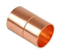 Bag of 10-8mm End Feed Coupling (Known as 8mm Copper Pipe Fittings/Copper Coupling / 8mm Copper Pipe fittingsalso Available in 8mm, 10mm, 12mm, 15mm, 22mm, 28mm, 35mm and 42mm)