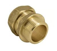 Bag of 2-15mm x 3/8" Compression Male Adapter (Available in 8mm, 10mm, 12mm, 15mm, 22mm, 28mm, 35mm, 42mm, 54mm, 1/4 inch, 3/8 inch, 1/2 inch, 3/4 inch, 1 inch, 1 1/4 inch, 1 1/2 inch, 2 inch BSP)