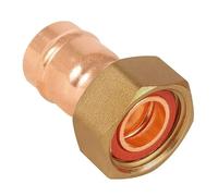 Bag of 2-22mm x 3/4 inch Solder Ring Straight Tap Connector (Straight Tap Connector Also Available in 15mm, 22mm, 1/2 inch BSP and 3/4 inch BSP)