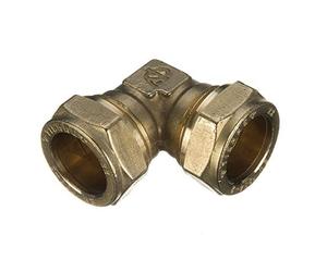Bag of 5-10mm Compression Equal Elbow (Known as 10mm Pipe Fittings/Elbow / 10mm Copper Pipe Fittings/Compression Elbow Also Available in 8mm, 10mm, 12mm, 15mm, 22mm, 28mm, 35mm, 42mm, 54mm)