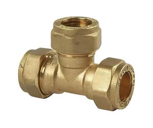 Bag of 5-10mm Compression Equal Tee (Known as 10mm Copper Pipe Fittings / 10mm Compression Fittings / 10mm Compression Fitting Also Available in 8mm, 10mm, 12mm, 15mm, 22mm, 28mm, 35mm, 42mm, 54mm)