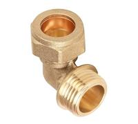 Bag of 5-15mm x 1/2" Male Compression Parallel Elbow (Available in 8mm, 10mm, 12mm, 15mm, 22mm, 28mm, 35mm, 42mm, 54mm, 3/8 inch, 1/2 inch, 3/4 inch, 1 inch, 1 1/4 inch, 1 1/2 inch and 2 inch BSP)