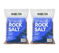 Bag of Brown Grit Rock Salt Deicing, 20kg | Weed Killer & De-Icer for Paths | Added Traction, Helps Control Weeds, Rapidly Melts Snow & Ice, Grit Paths, Patios, Driveways, Easy Spreading