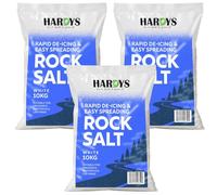 Bag of White Grit Salt Deicing, 30kg | Weed Killer & De-Icer for Paths | No Messy Residue, Cleanly & Rapidly Melts Snow & Ice, Kills Weeds, Grit Paths, Patios, Driveways, Easy Spreading