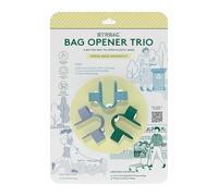 Bag Opener Device 3-Pack, Instantly Opens Dog Poop Bags, Grocery Produce Bags & Trash Bags, Sustainable Silicone, Hygienic & Lightweight, Attaches to Leash, Bag or Cart