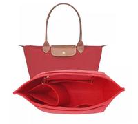 Bag Organiser Is Suitable for Longchamp LE PLIAG Multicple Size Options Are Available. (Red,M)