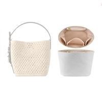 Bag Organizer for All in Bb Woven Bag, Lined with Storage Bag Storage Insert