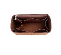 Bag Organizer for Herbag 31/39, Felt-Lined Storage Bag Insert(Coffee a,for herbag31)