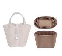 Bag Organizer Nylon Storage Bag Bag Storage Insert for Hermes Picotin18/22 Handbag(Gray,Picotin 22)