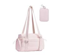 & Bag | Overnight | 29 x 10.5 x 20 cm Large Travel Bag with Wet Compartment and Coin Compartment for Fitness, W ag, Urlaub and Ku, pink, riferimento alla descrizione, Please refer to