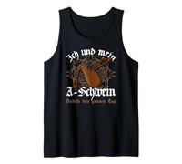 Bag Pipe Bagpipe Player Medieval A Pig Tank Top