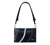 Desigual Women's Bag_PUNKETTE Dortmund FLA, Black/White, 25