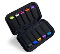 Bag Storage for USB Sticks, Storage Bag for USB Sticks, Small Memory Stick Organiser, Black Storage Box Case for 10 USB Memory/Flash Drive, Pack of 1