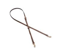 Bag Strap 1.2cm and .5cm Wide Leather Bag Accessories Underarm Handbag Adjustable Length Strap Shoulder Single Replacement Chain(Bruin,1.5cm)