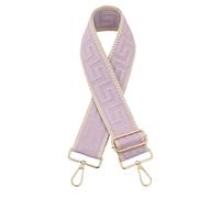 Bag Strap 5CM Widen Thicken Nylon Bag Shoulder Strap Accessories Single Crossbody Chain Adjustable Long(Light purple)