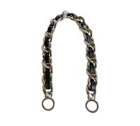 Bag Strap Replacement, Chunky Alloy Chain Rust Proof Anti Fading Wear Resistant Strong Load Bearing, for Handbag Crossbody Purse Shoulder Strap Decorative Accessory Silver