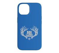Bag Tag Brag Deer Hunting Antlers Compass Case for iPhone 14