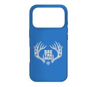 Bag Tag Brag Deer Hunting Antlers Compass Case for iPhone 17 Pro
