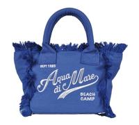 Bag with Fringe and Small Embroidery 100% Polyester AQUA DI MARE