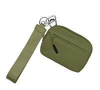 Bag Wristband Ministry: Zipper Card Box, Waterproof Nylon Key Wallet | Compact Credit Card Wallet with Hand Strap, Pulse Bags Keychain, verde, Consulte la descripción, See description