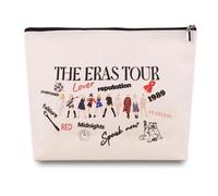 Bag1 Music Lover Bag, Cosmetic Bags, Music Lover Gift for Women, Music Lyric Albums Inspired Gift Tote Bag Fans Gifts Tote Bag Portable Makeup, Travel Makeup Bag