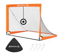 BAGAIL Football Goal, Pop up Football Net with Target Goal, Ground Pegs and Portable Carry Bag, Easy to Assemble, Ideal Soccer Goal for Garden Training and Recreational Matches