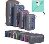 BAGAIL Microfibre Travel Towel, Perfect for Camping, Swimming and Beach - Quick Dry, Super Absorbent, Ultra Compact, Great for Sports, Gym, Yoga and Backpacking