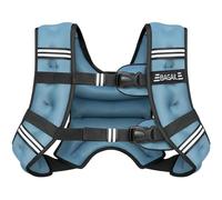 BAGAIL Weighted Vest for Strength Training, Bust Size Adjustable, Convenient Pocket, Iron Sand Weighted Vests, Ideal for Gym Workouts, Yoga Training and Aerobic Exercises, 6.8kg/15lb, Blue