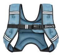BAGAIL Weighted Vest for Strength Training, Bust Size Adjustable, Convenient Pocket, Iron Sand Weighted Vests, Ideal for Gym Workouts, Yoga Training and Aerobic Exercises, 4.5kg/10lb, Blue