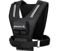 BAGAIL Weighted Vest for Strength Training, Removable Iron Weights, Adjustable Bust Size, Heavy Duty Fitness Vest for Man Woman, Ideal for Gym Workouts, Yoga Training and Aerobic Exercises