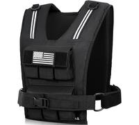 BAGAIL Weighted Vest for Strength Training, Removable Iron Weights, Adjustable Bust Size, Heavy Duty Fitness Vest for Man Woman, Ideal for Gym Workouts, Yoga Training and Aerobic Exercises