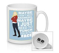 Bagamug Maybe i Don't Need Answers Maybe i just Need to Punch You in The face - Once Upon a time - Fantasy Drama Fairy Tale Ceramic Gift Tea Coffee Mug