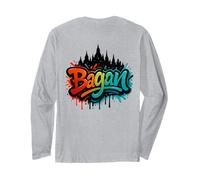 Bagan Graffiti with Skyline Long Sleeve T-Shirt
